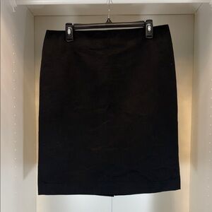 Talbots Elegant Black Pencil Skirt